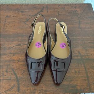 Kensie Women's Burgundy Slingback Shoes